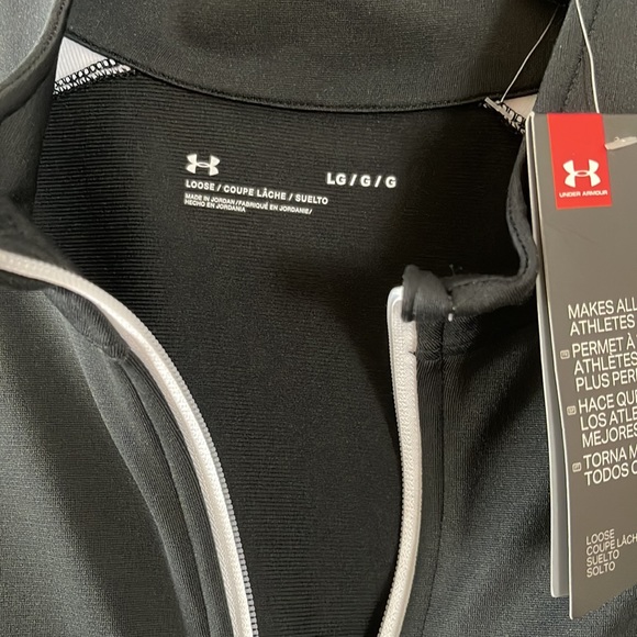 Under Armour Rival Knit warm up Jacket- Large - Picture 3 of 5